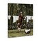 Stupell Industries Brown Cow Doing Laundry Canvas Wall Art Design by White Ladder